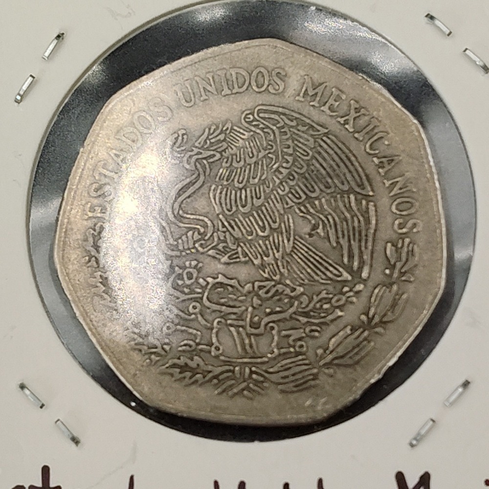 10-Diez Peso Mexico 1976 Coin Seven-sided Silver Estados Unidos Mex BR1.1GA-4037 - Picture 8 of 15